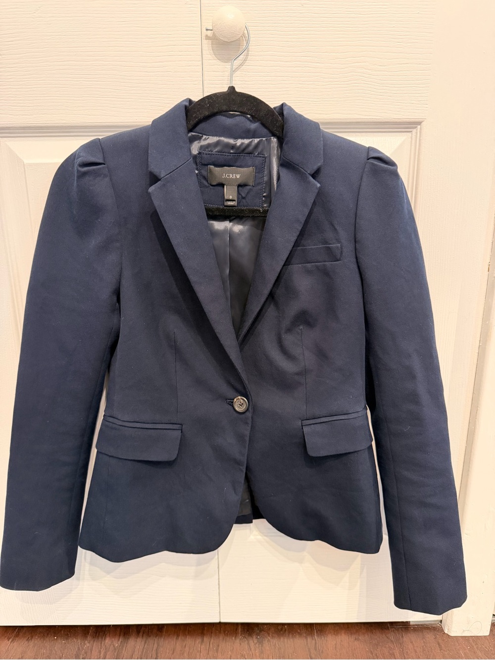 J. Crew Dark Navy Tailored Blazer